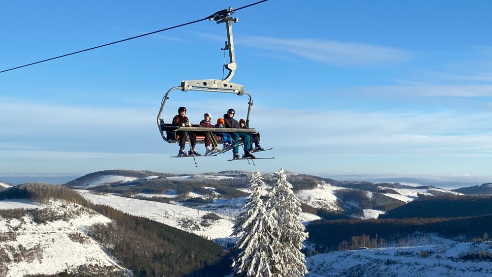 Winterberg in de winter.